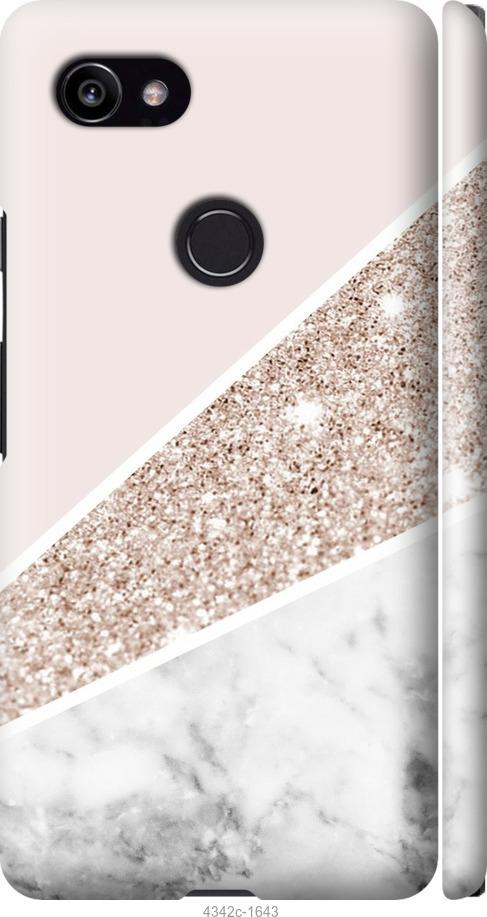 

Чехол на Google PixeL 2 XL Пастельный мрамор