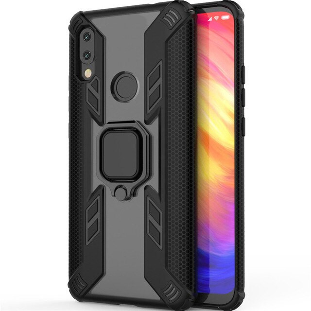 

Ударопрочный чехол Combo Ring for Magnet для Xiaomi Redmi 7 Черный (105961)