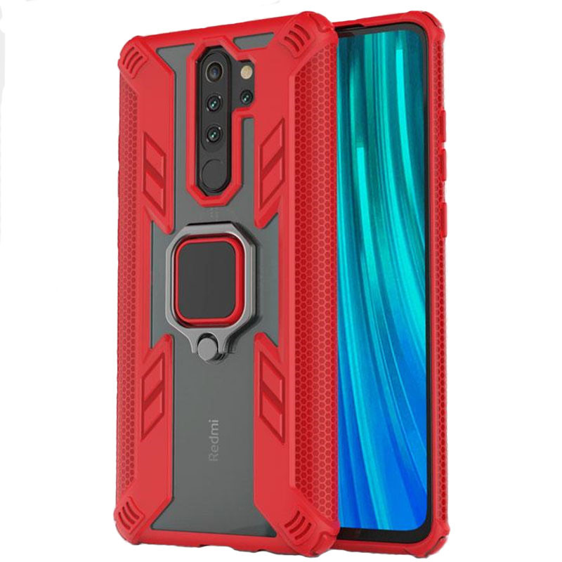 

Ударопрочный чехол Combo Ring for Magnet для Xiaomi Redmi Note 8 Pro Красный (115854)