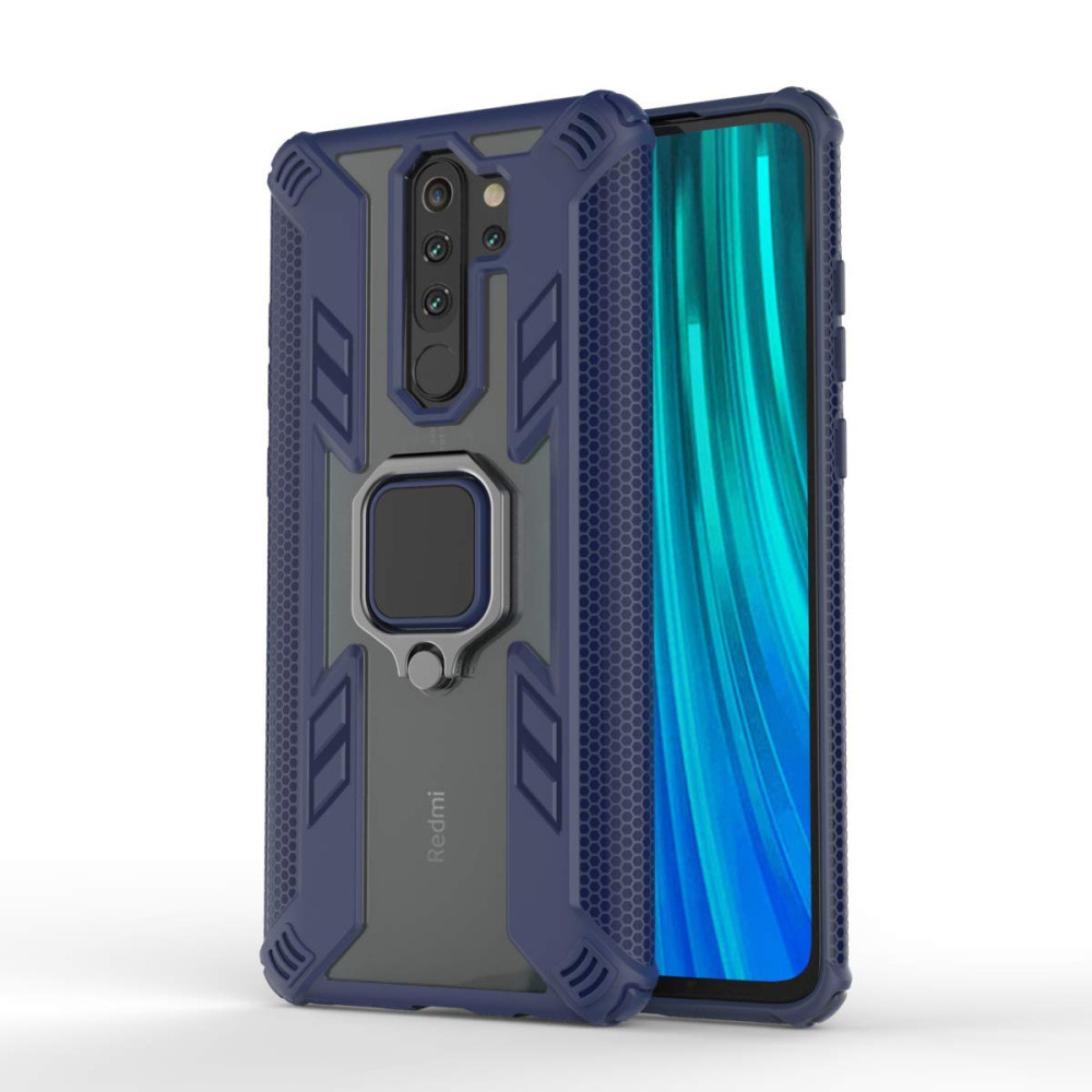 

Ударопрочный чехол Combo Ring for Magnet для Xiaomi Redmi Note 8 Pro Синий (115855)