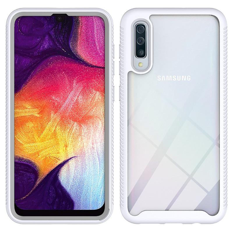 

Ударопрочный чехол Full-body Bumper Case для Samsung Galaxy A30s Белый (108664)