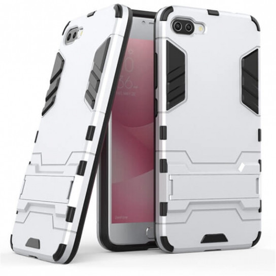 

Ударопрочный чехол-подставка Transformer для Asus Zenfone 4 Max (ZC554KL) с мощной защитой корпуса Серебряный / Satin Silver (66882)