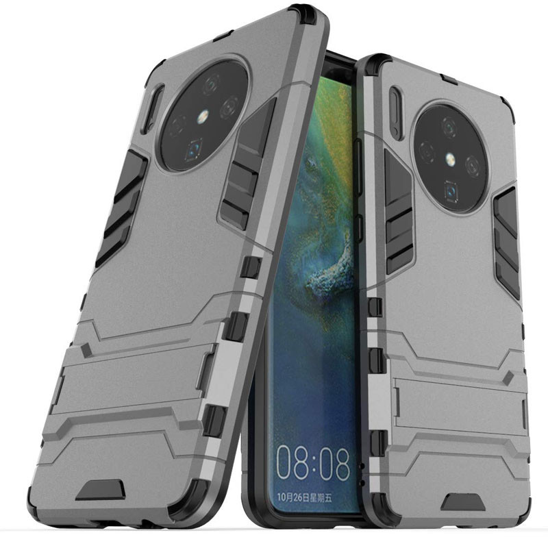 

Ударопрочный чехол-подставка Transformer для Huawei Mate 30 с мощной защитой корпуса Металл / Gun Metal (118592)