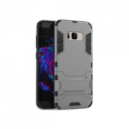 

Ударостійкий чохол-підставка Transformer для Samsung Galaxy S8+ (G955) (Метал / Gun Metal)