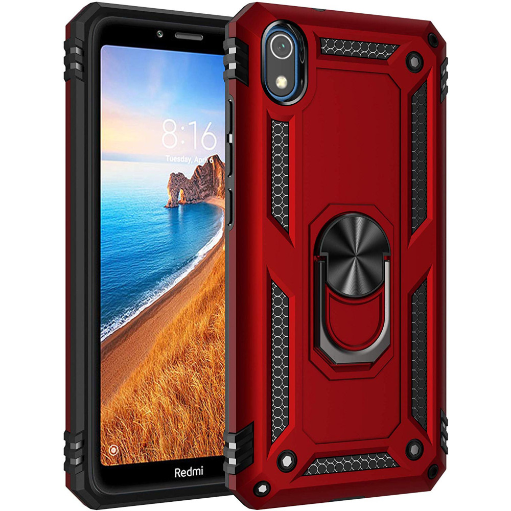 

Ударопрочный чехол Serge Ring for Magnet для Xiaomi Redmi 7A Красный (115107)