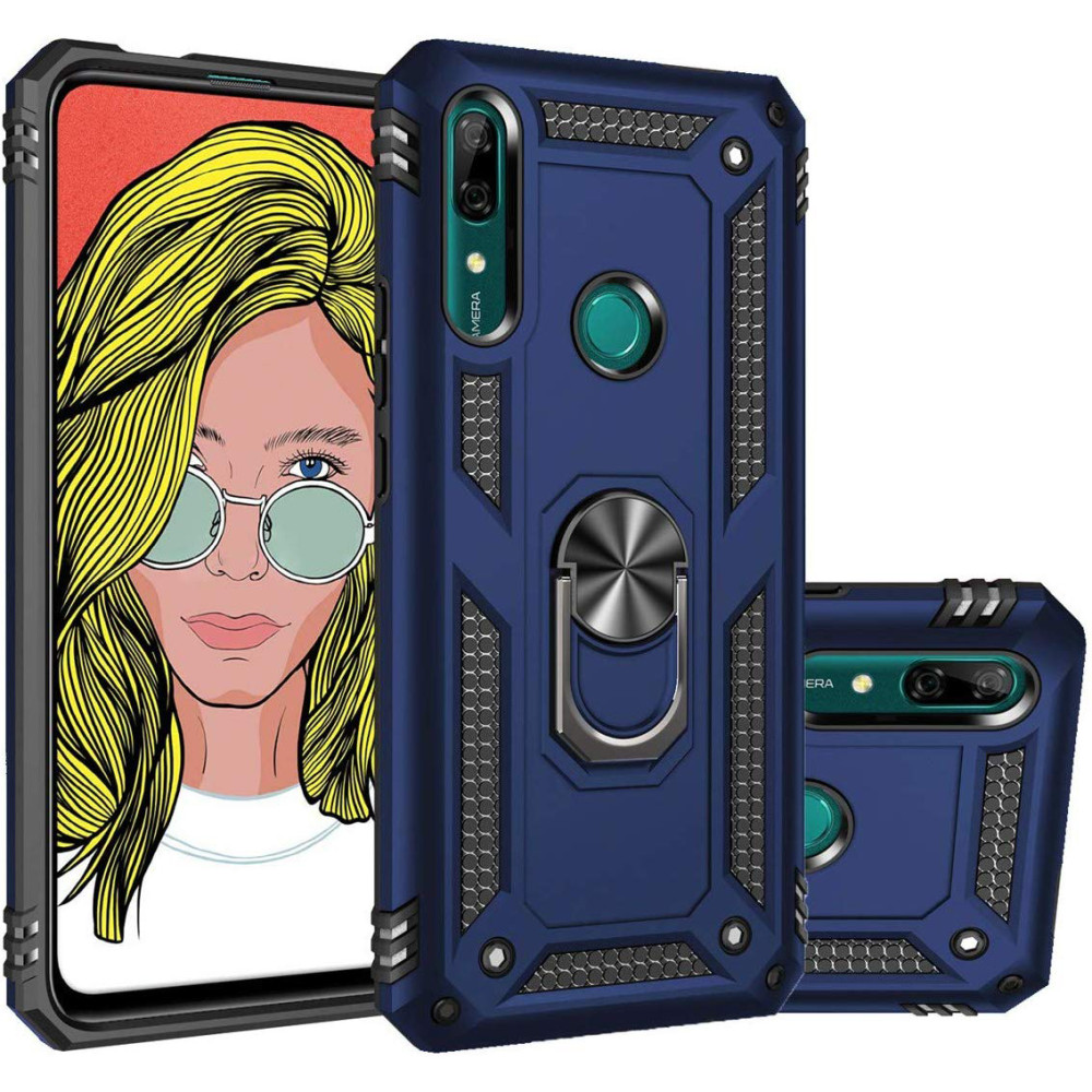 

Ударостійкий чохол Serge Ring for Magnet для Huawei Y9 Prime (2019) (Темно-синій)