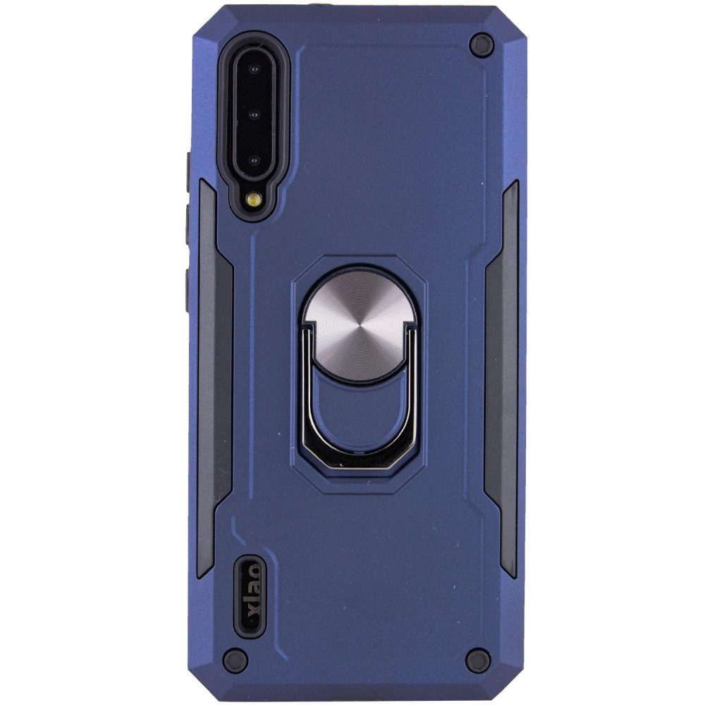 

Ударопрочный чехол SG Ring Color магнитный держатель для Xiaomi Mi 9 Lite Темно-синий (111517)