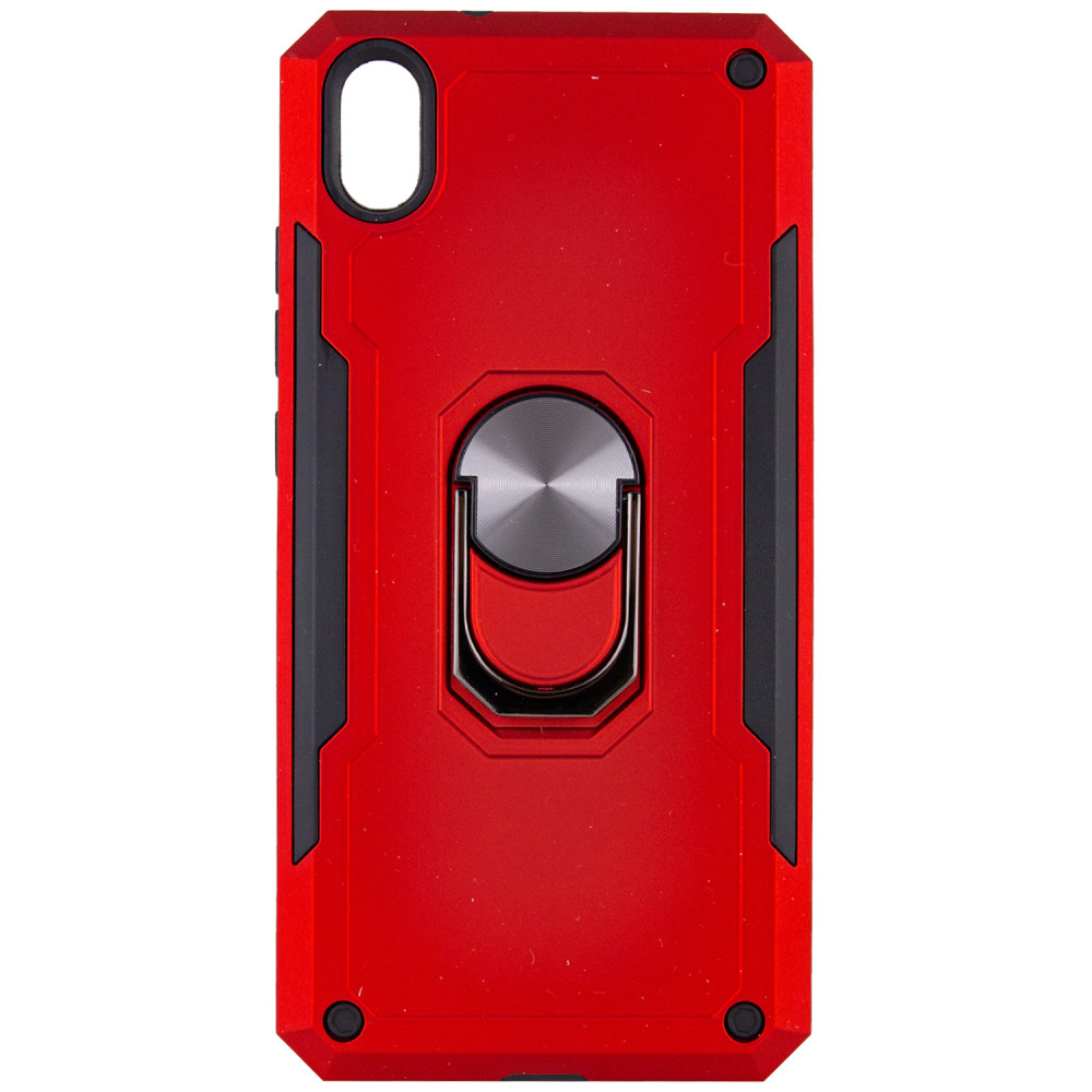 

Ударопрочный чехол SG Ring Color магнитный держатель для Xiaomi Redmi 7A Красный (108579)