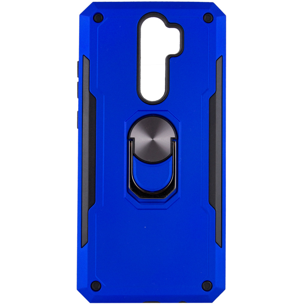 

Ударопрочный чехол SG Ring Color магнитный держатель для Xiaomi Redmi Note 8 Pro Синий (111532)