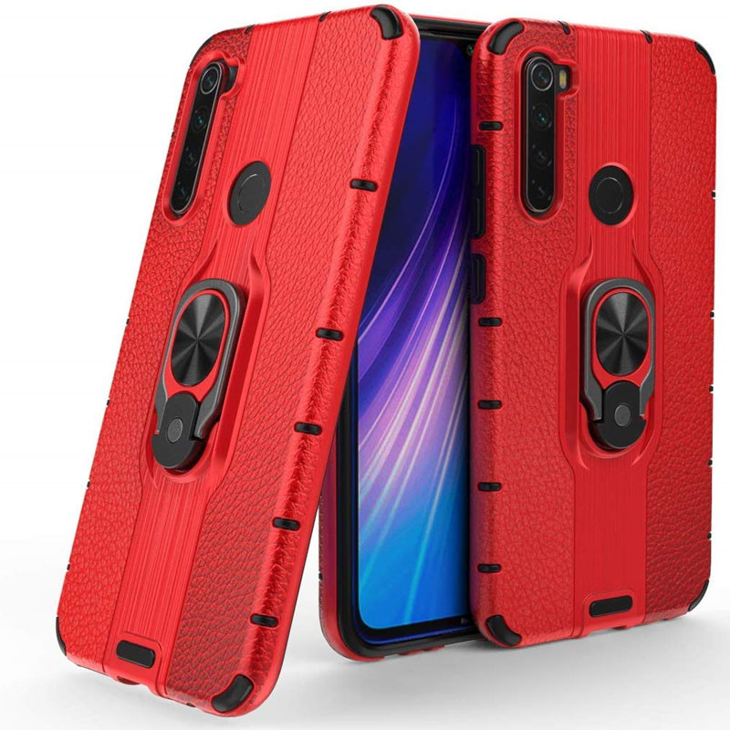 

Ударопрочный чехол Transformer Alita под магнитный держатель для Xiaomi Redmi Note 8 Красный (121029)
