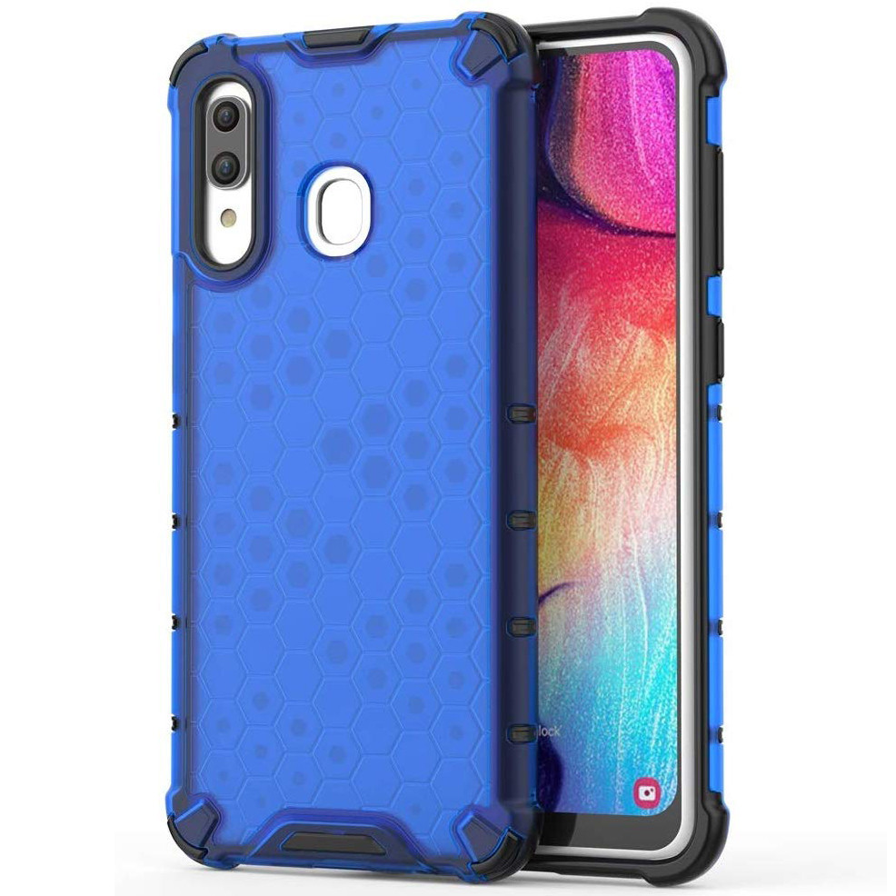 

Ударопрочный чехол Honeycomb для Samsung Galaxy A20 (A205F) Синий (109356)