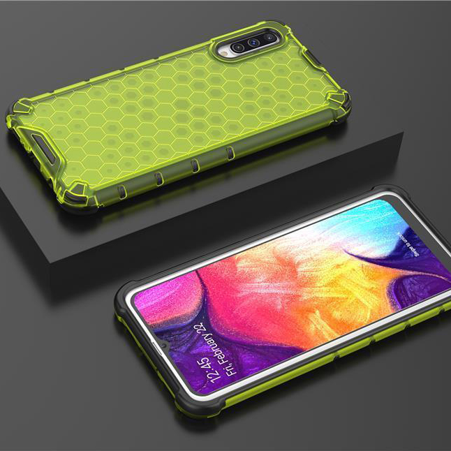 

Ударопрочный чехол Honeycomb для Samsung Galaxy A50s Зеленый (109357)