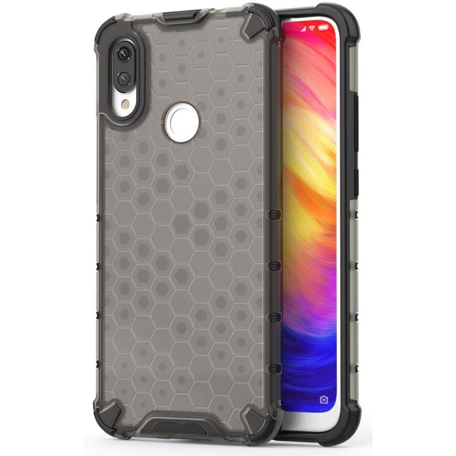 

Ударопрочный чехол Honeycomb для Xiaomi Redmi 7 Черный (105978)