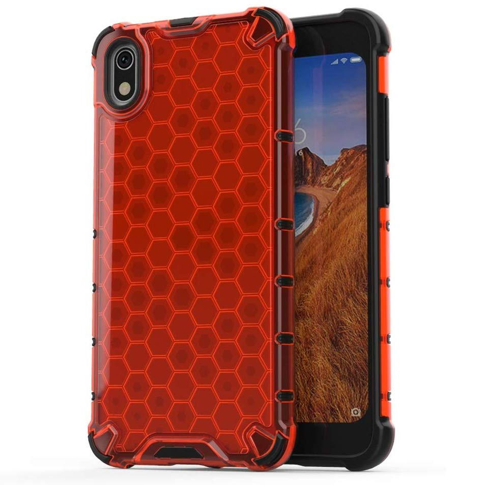 

Ударопрочный чехол Honeycomb для Xiaomi Redmi 7A Красный (111537)