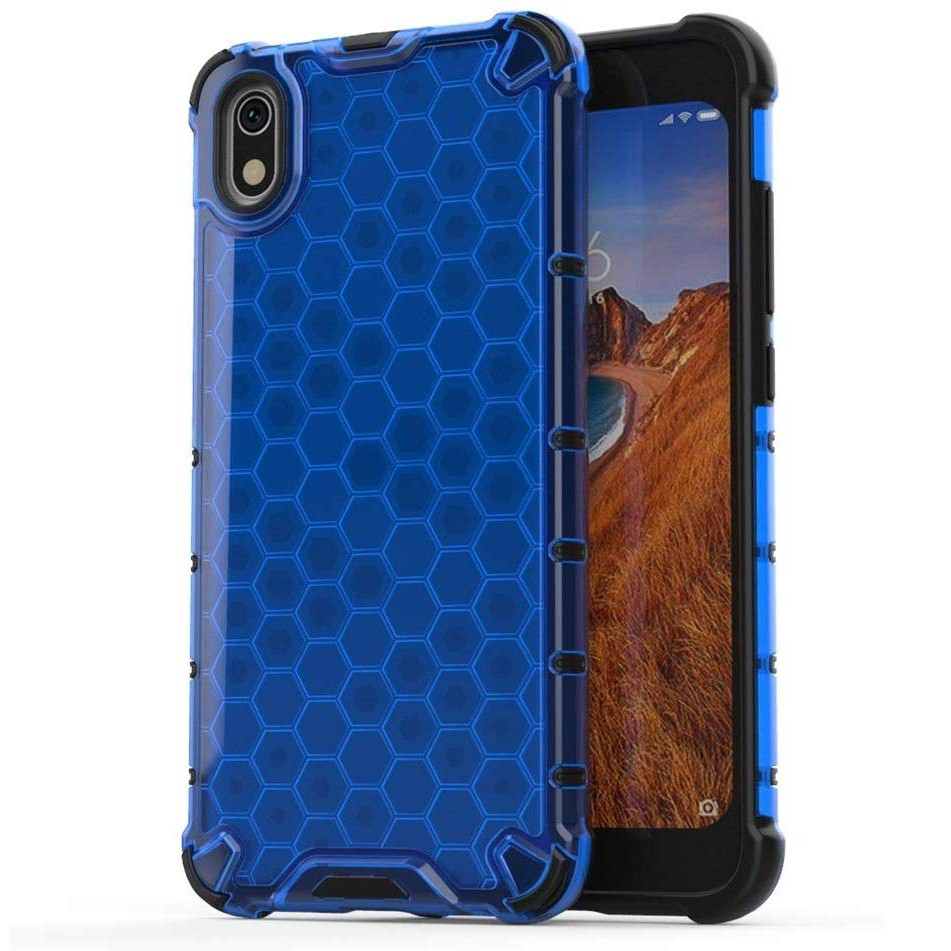 

Ударопрочный чехол Honeycomb для Xiaomi Redmi 7A Синий (111539)
