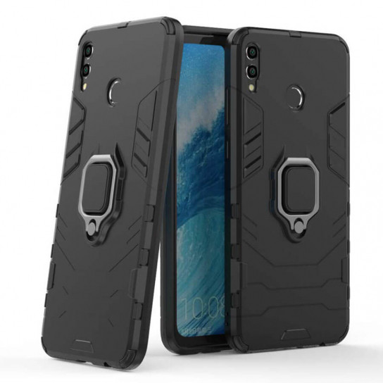 

Ударопрочный чехол Transformer Ring for Magnet для Huawei Honor 8X Max Черный / Soul Black (91261)