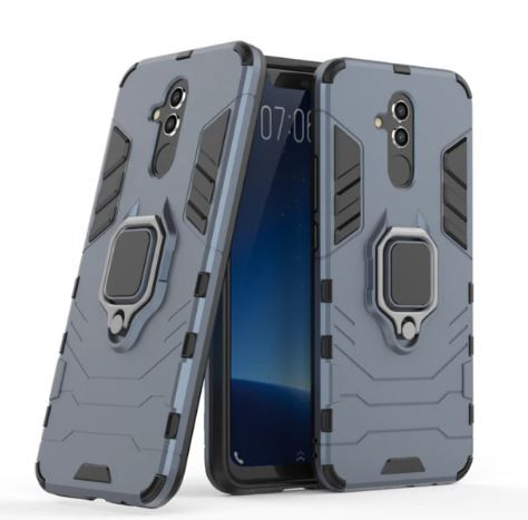 

Ударопрочный чехол Transformer Ring for Magnet для Huawei Mate 20 lite Серый / Metal slate (94382)