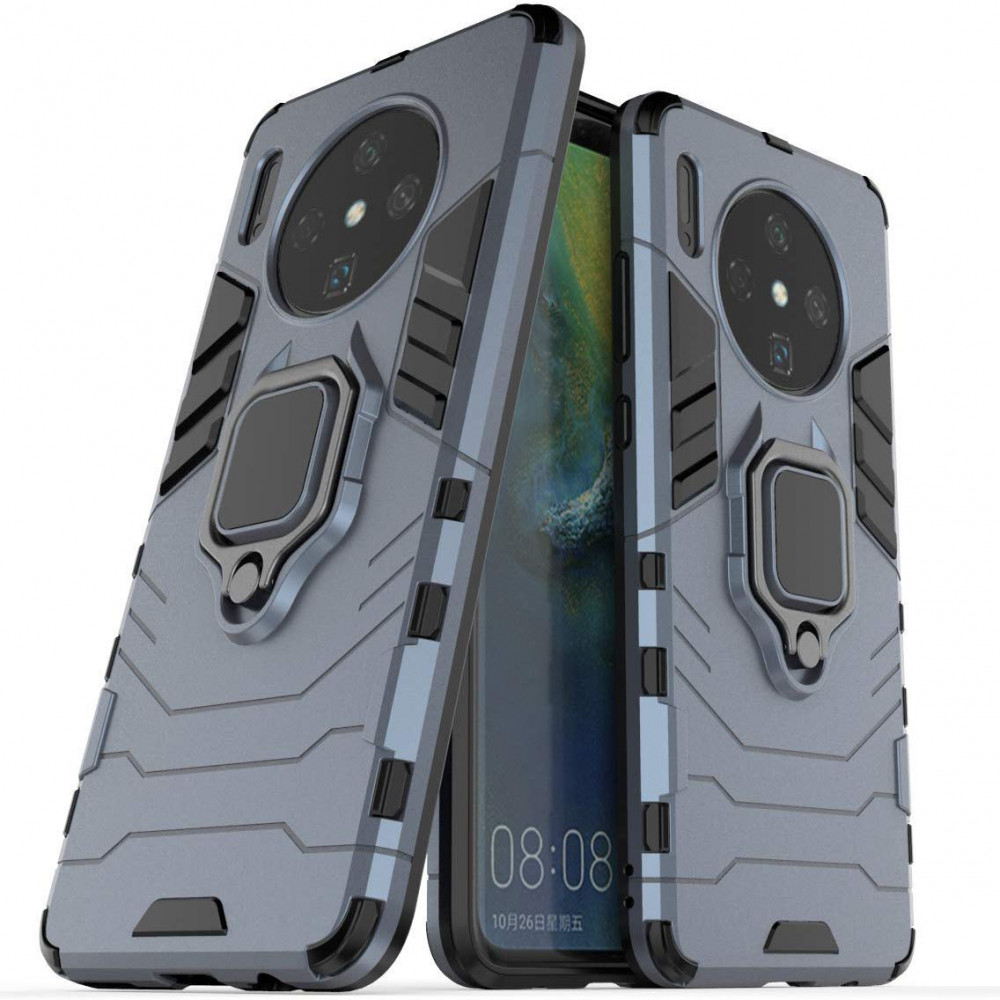 

Ударопрочный чехол Transformer Ring for Magnet для Huawei Mate 30 Серый / Metal slate (118580)