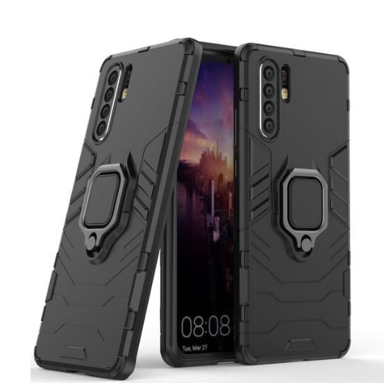 

Ударопрочный чехол Transformer Ring for Magnet для Huawei P30 Pro Черный / Soul Black (95843)