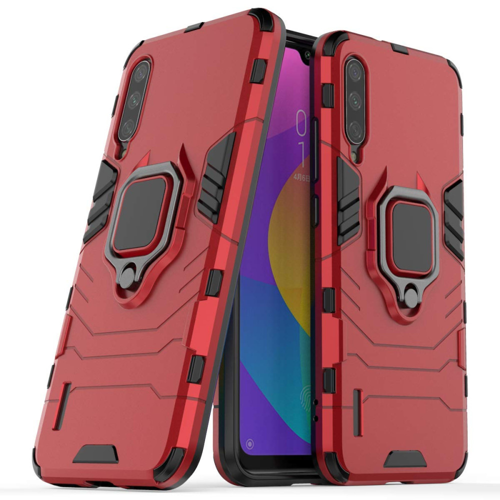 

Ударопрочный чехол Transformer Ring for Magnet для Xiaomi Mi A3 (CC9e) Красный / Dante Red (109371)