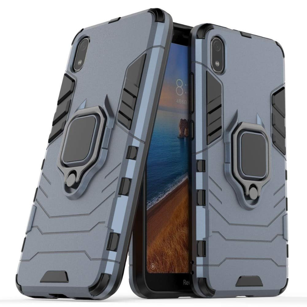 

Ударопрочный чехол Transformer Ring for Magnet для Xiaomi Redmi 7A Серый / Metal slate (106926)