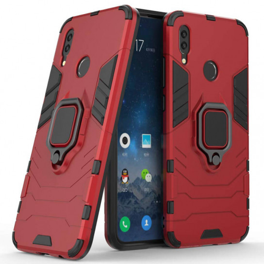 

Ударопрочный чехол Transformer Ring for Magnet для Xiaomi Redmi Note 7s Красный / Dante Red (96697)