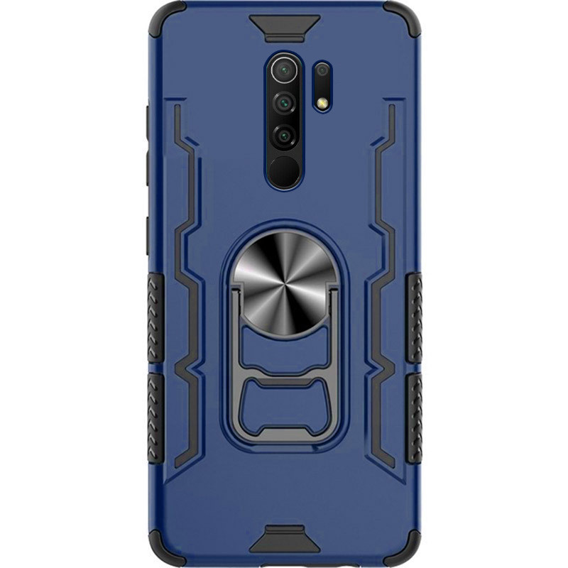 

Ударопрочный чехол Beer Ring for Magnet для Xiaomi Redmi 9 Темно-синий (143652)