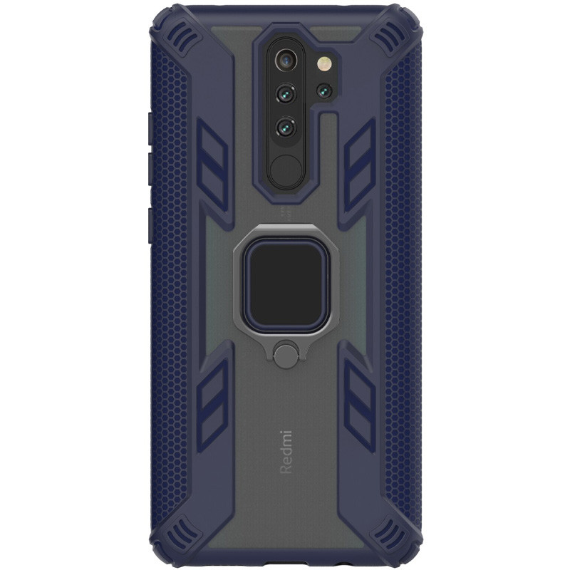 

Ударопрочный чехол Combo Ring for Magnet для Xiaomi Redmi 9 Синий (141385)