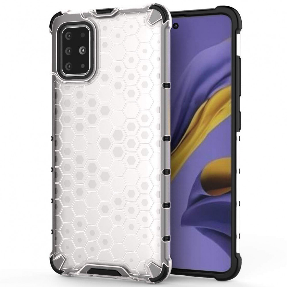 

Ударопрочный чехол Honeycomb для Samsung Galaxy A51 Прозрачный (125313)