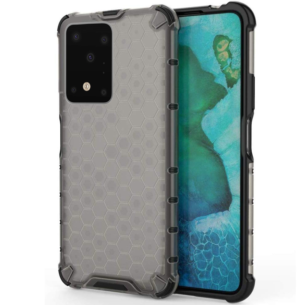 

Ударопрочный чехол Honeycomb для Samsung Galaxy S20 Ultra Черный (125333)