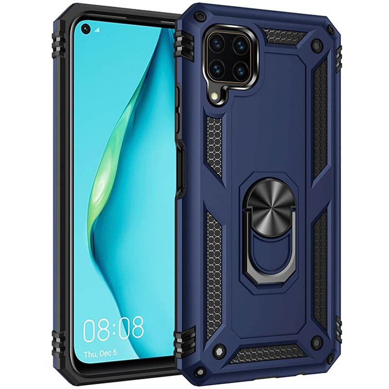 

Ударопрочный чехол Serge Ring for Magnet для Huawei P40 Lite Темно-синий (133435)