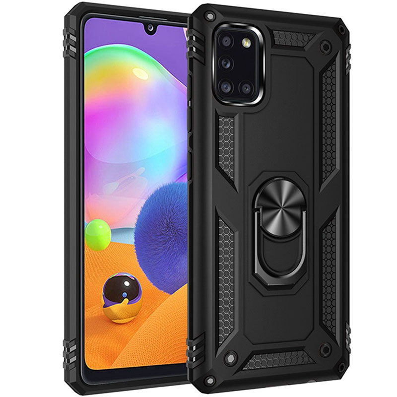 

Ударопрочный чехол Serge Ring for Magnet для Samsung Galaxy A31 Черный (135584)