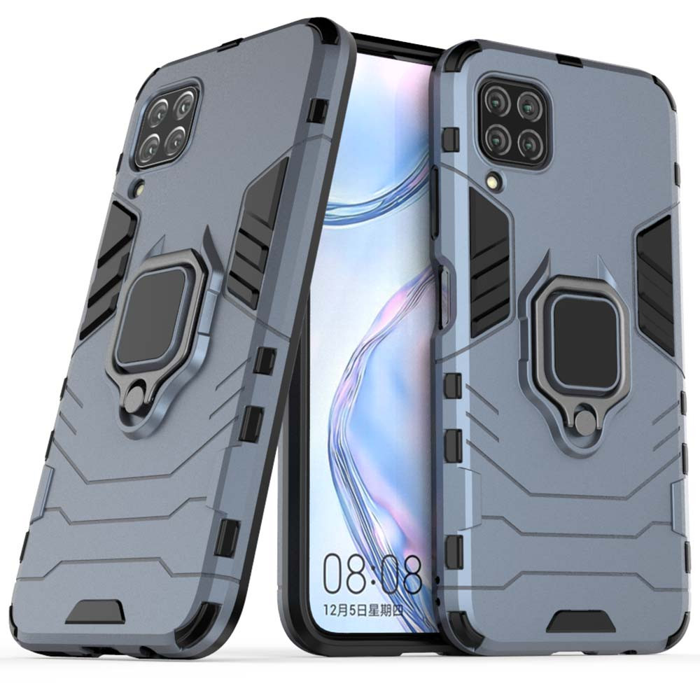 

Ударопрочный чехол Transformer Ring for Magnet для Huawei P40 Lite Серый / Metal slate (132239)