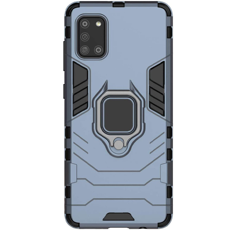 

Ударопрочный чехол Transformer Ring for Magnet для Samsung Galaxy A31 Серый / Metal slate (132215)