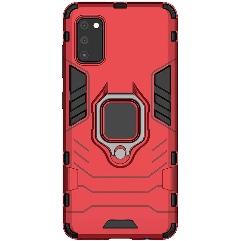 

Ударопрочный чехол Transformer Ring for Magnet для Samsung Galaxy A41 Красный / Dante Red (132218)