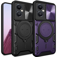 Ударопрочный чехол Bracket case with Magnetic для Xiaomi Poco M5