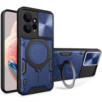 Ударопрочный чехол Bracket case with Magnetic для Xiaomi Redmi Note 12 4G