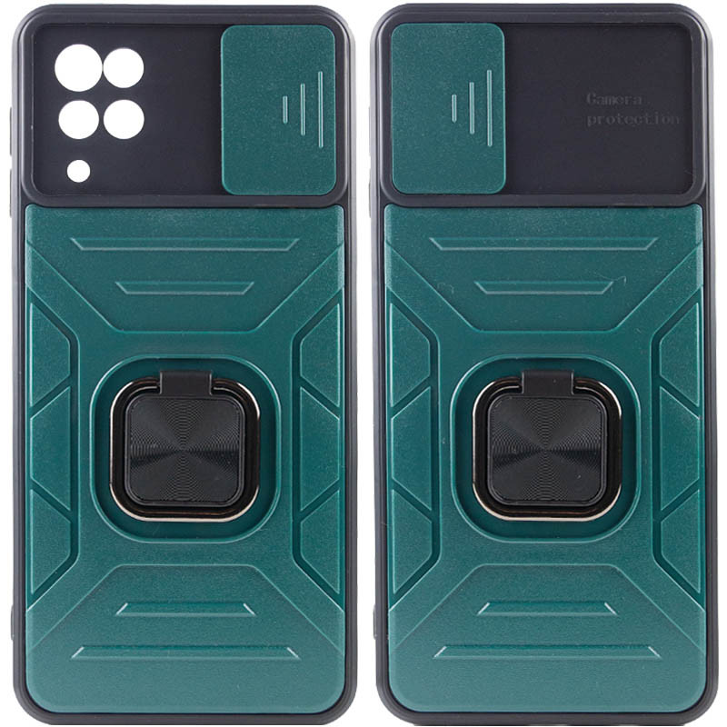 

Ударопрочный чехол Camshield Flash Ring для Samsung Galaxy A12 / M12 Green (217888)