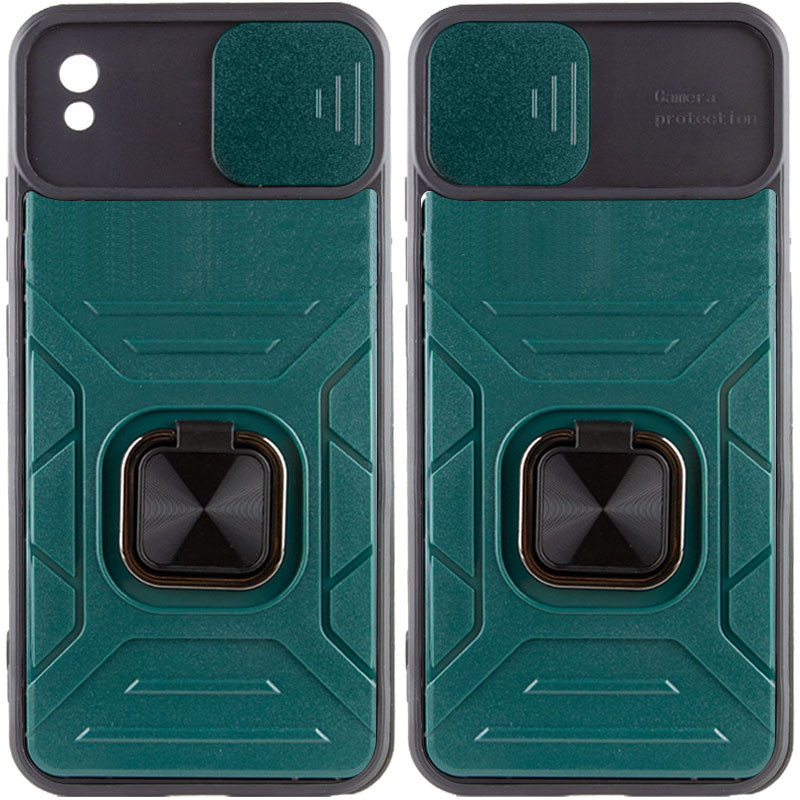 

Ударопрочный чехол Camshield Flash Ring для Xiaomi Redmi 9A Зеленый (216173)