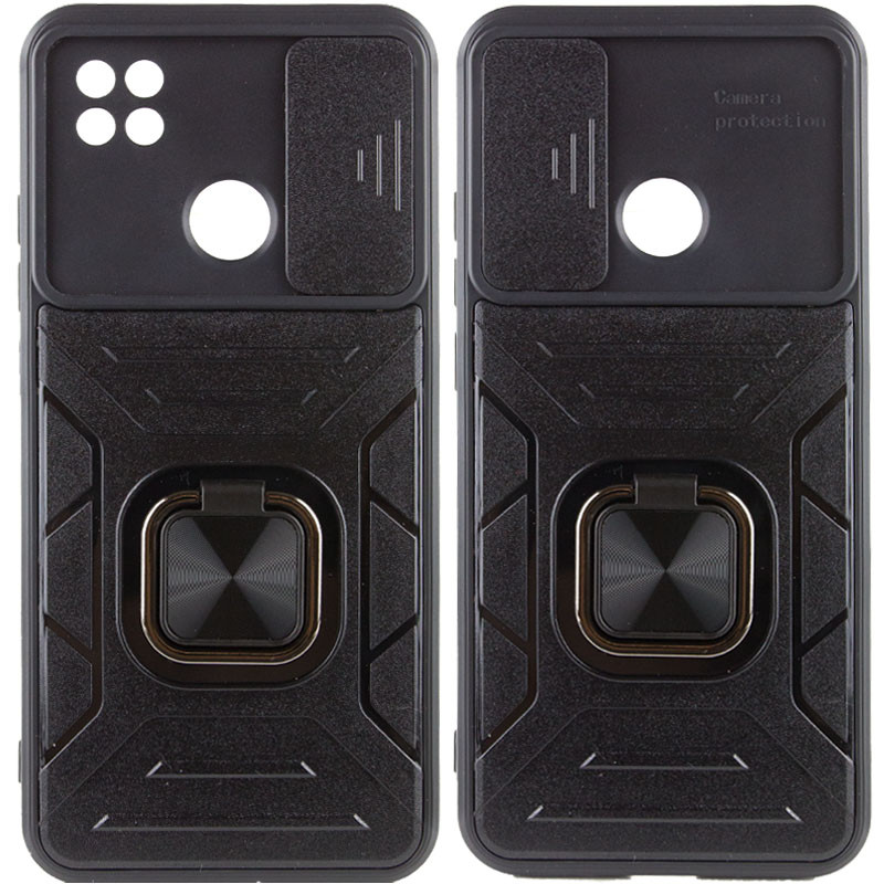 

Удароміцний чохол Camshield Flash Ring для для Xiaomi Redmi 9C (Black)