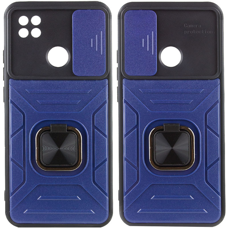 

Ударопрочный чехол Camshield Flash Ring для Xiaomi Redmi 9C / 10A Синий (216157)