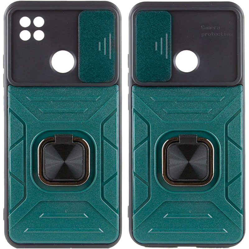 

Ударопрочный чехол Camshield Flash Ring для Xiaomi Redmi 9C / 10A Зеленый (216158)