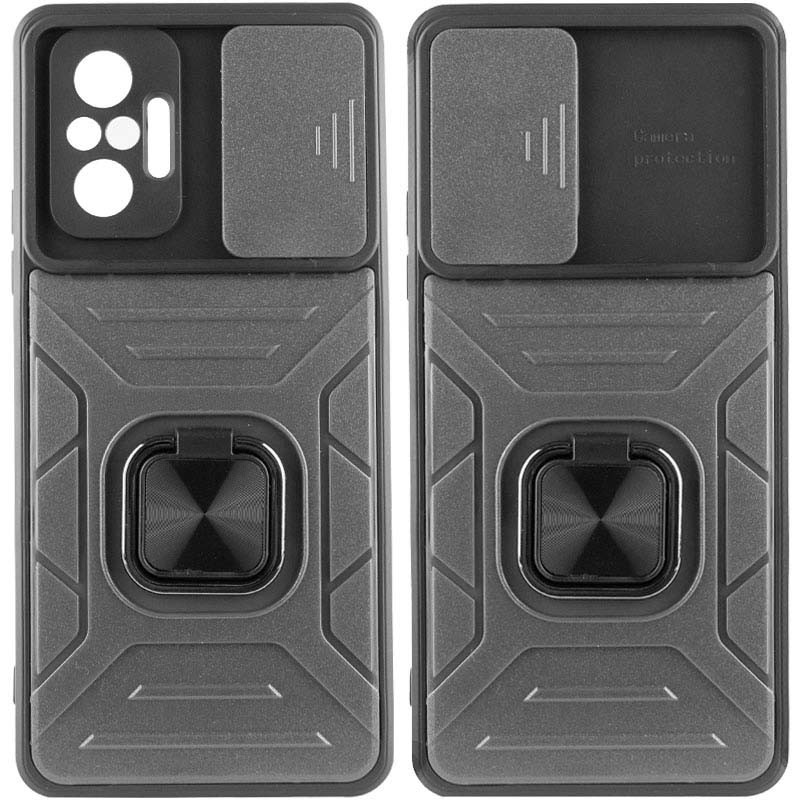 

Удароміцний чохол Camshield Flash Ring для для Xiaomi Redmi Note 10 Pro Max (Gray)