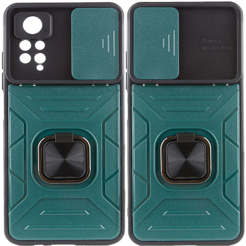 

Удароміцний чохол Camshield Flash Ring для для Xiaomi Redmi Note 11 Pro (Green)