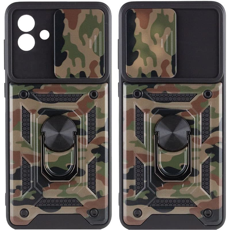 

Ударостійкий чохол Camshield Serge Ring Camo для Samsung Galaxy A04 (Коричневий / Army Brown)