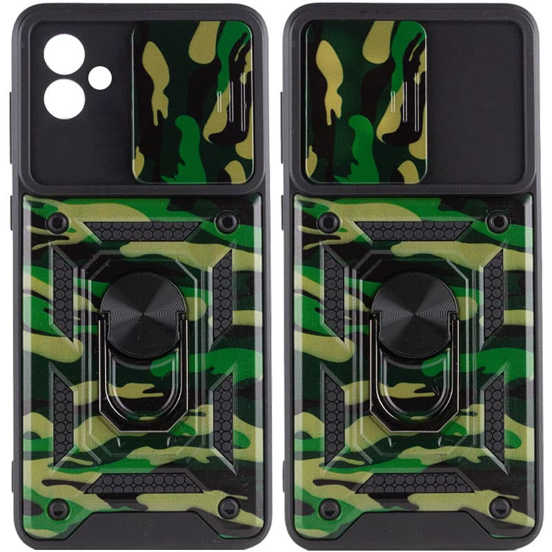 

Ударостійкий чохол Camshield Serge Ring Camo для Samsung Galaxy A04 (Зелений / Army Green)