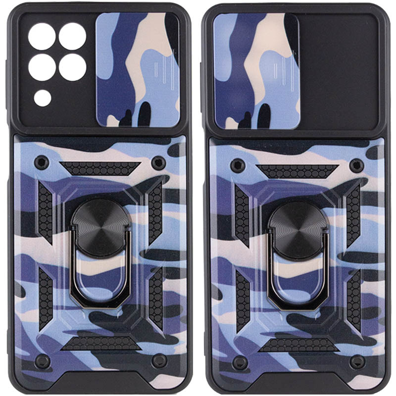 

Ударостійкий чохол Camshield Serge Ring Camo для Samsung Galaxy M33 5G (Фіолетовий / Army Purple)