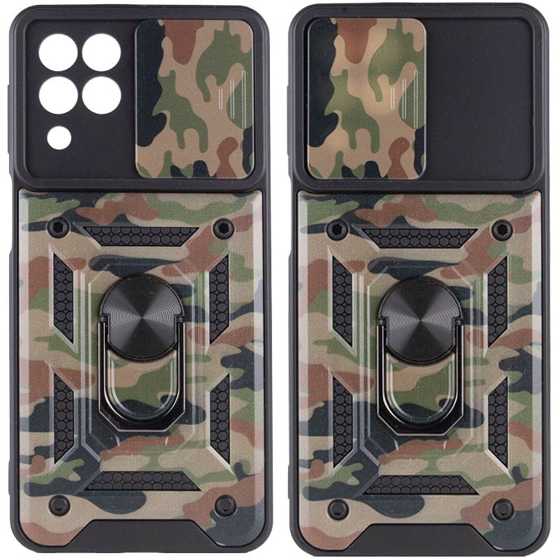 

Ударостійкий чохол Camshield Serge Ring Camo для Samsung Galaxy M33 5G (Коричневий / Army Brown)