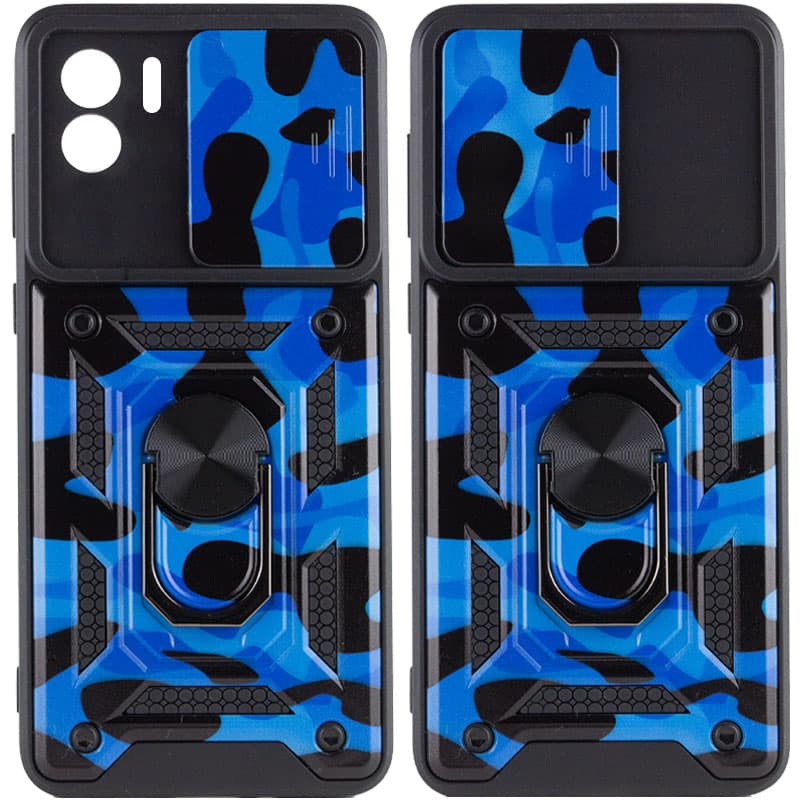 

Ударопрочный чехол Camshield Serge Ring Camo для Xiaomi Redmi A1 / A2 Синий / Army Blue (226145)