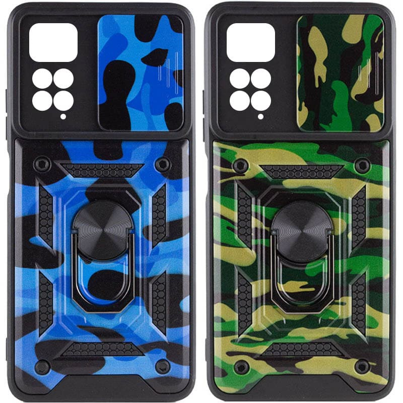 

Ударопрочный чехол Camshield Serge Ring Camo для Xiaomi Redmi Note 11S (211367)